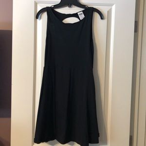 Black Summer Dress from PINK with keyhole back
